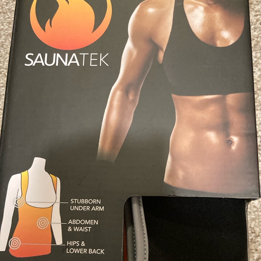 SaunaTek Zip Neoprene Compression Vest M